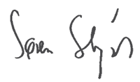 President S�ren Stjernqvist signature