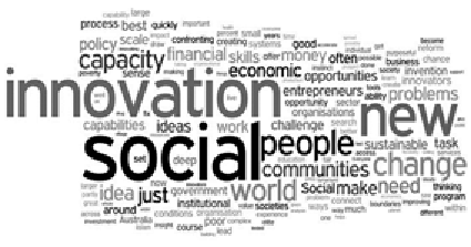 Hopefully social innovation will help to solve some of the new problems that our society is facing with new economic opportunities, new skills, entrepreneurship, value societies and much more.