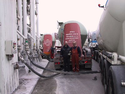 BioCrete - Unloading at Avedore Factory