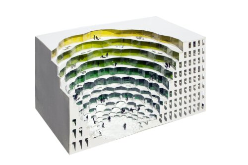 An example of digitally produced architecture by the architectural firm Superpool