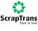 ScrapTrans logo måler 3,3 cm