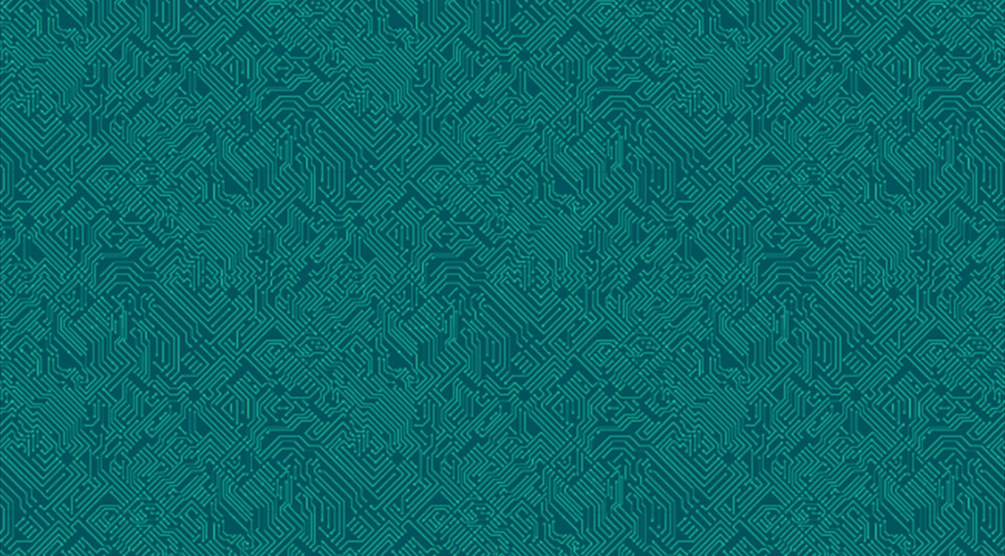 Grøn mønster/grafik til shecco konference