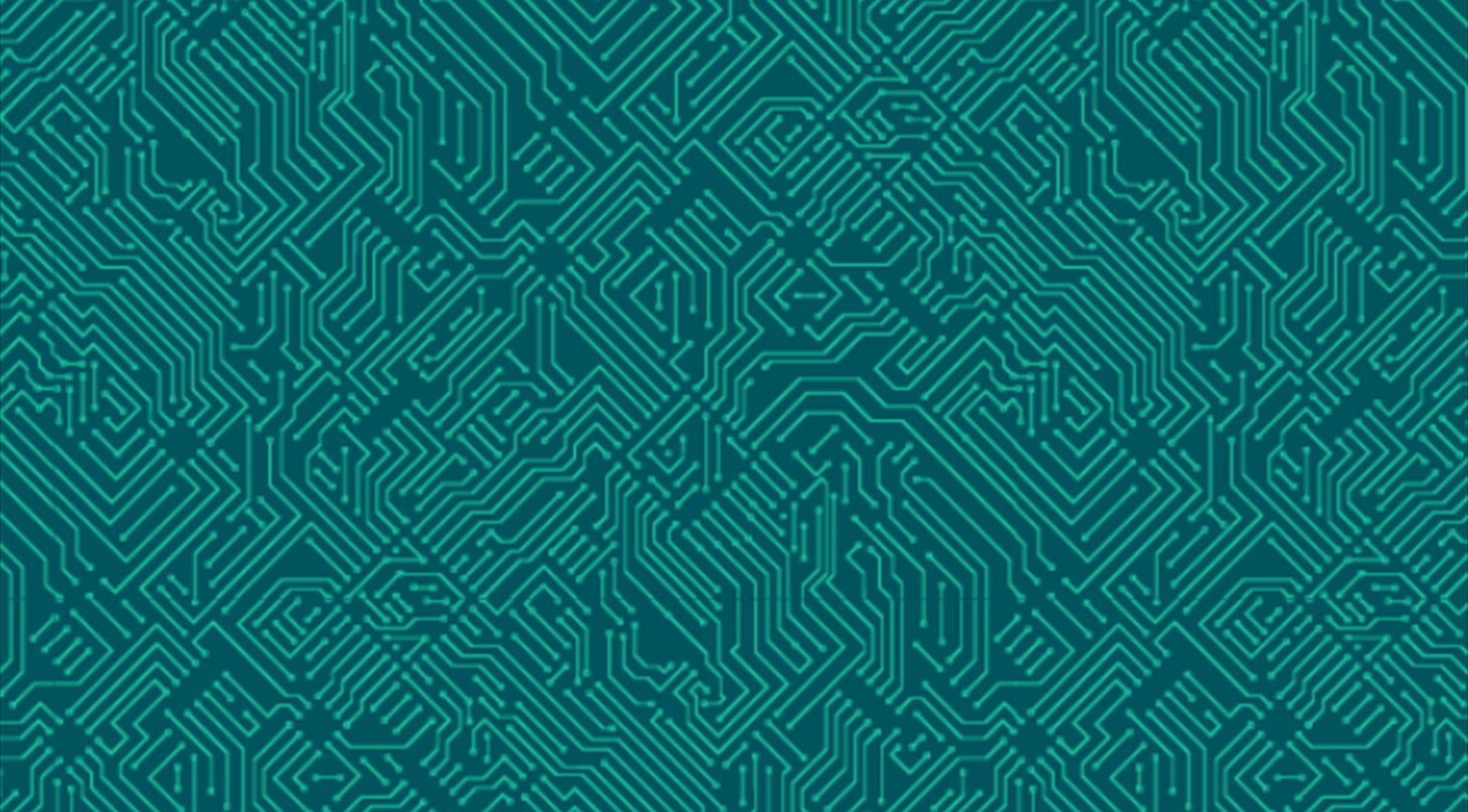 Grøn mønster/grafik til shecco konference