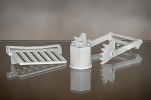 3D-printede komponenter i metaldetekterbart nylon