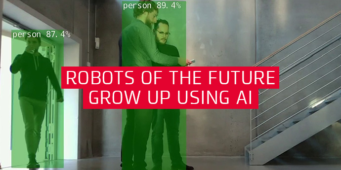 Robots of the future grow up using AI