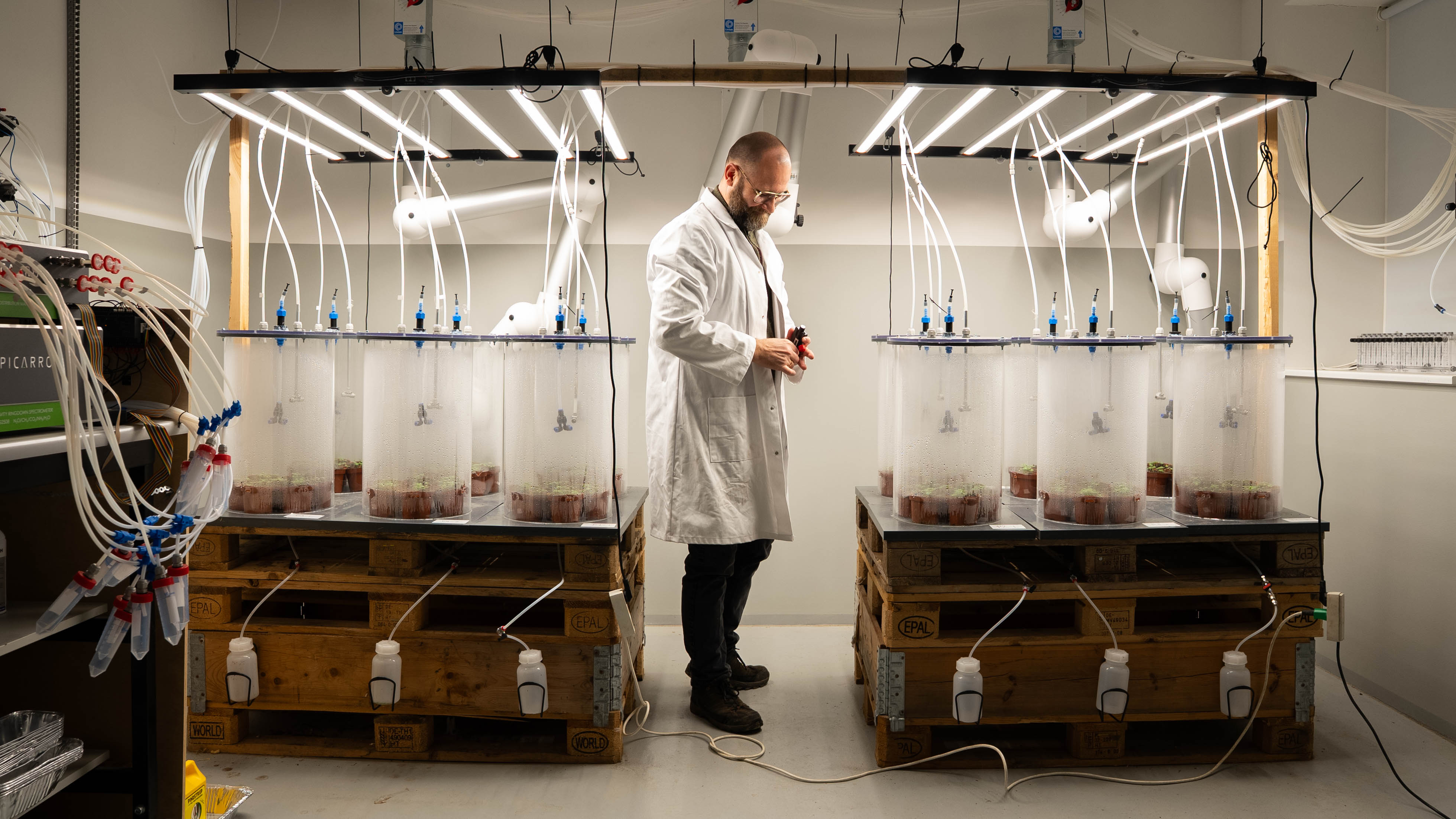 Mesokosmosanl�gget bruges bl.a. til dokumentation af klimagasudledning.