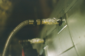 Foto - installationen af black carbon sensor