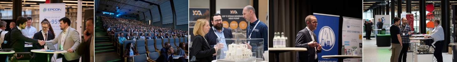 Smalt banner til bestående af 5 forskellige billeder fra HTHP Symposium 2026