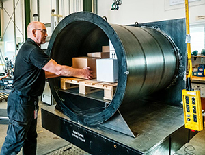 Transporttest af emballage